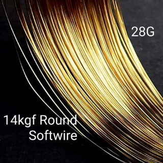 14kgf ラウンドワイヤー ソフト 28G 1m(各種パーツ)