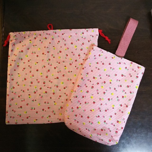 巾着袋 上履き入れ 2点セット☆ハンドメイド www.termasbryant.com