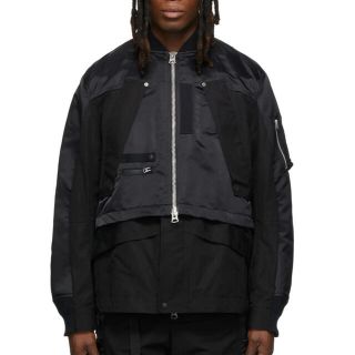 サカイ(sacai)のsacai 22SS MA-1 Nylon Twill Mix Blouson(ブルゾン)