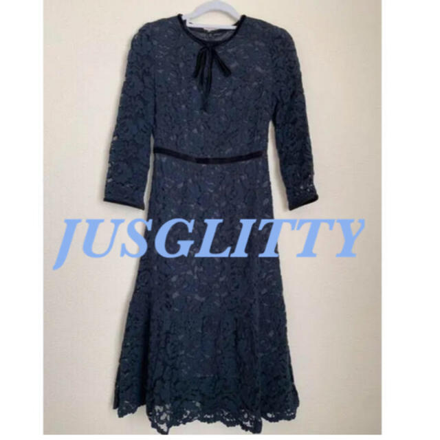 JUSGLITTY - 値下げ レースワンピースの通販 by かき's shop｜ジャスグリッティーならラクマ