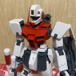 バンダイ(BANDAI)のジムコマンド　宇宙用　仮組みしてあります　オマケあり(模型/プラモデル)