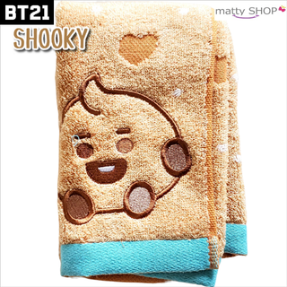 ボウダンショウネンダン(防弾少年団(BTS))のBT21 フェイスタオル SHOOKY 丸眞(タオル)