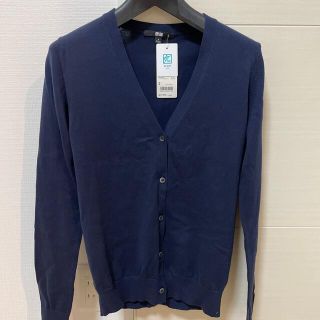 ユニクロ(UNIQLO)のUNIQLO コットンカーディガン　サイズS(カーディガン)