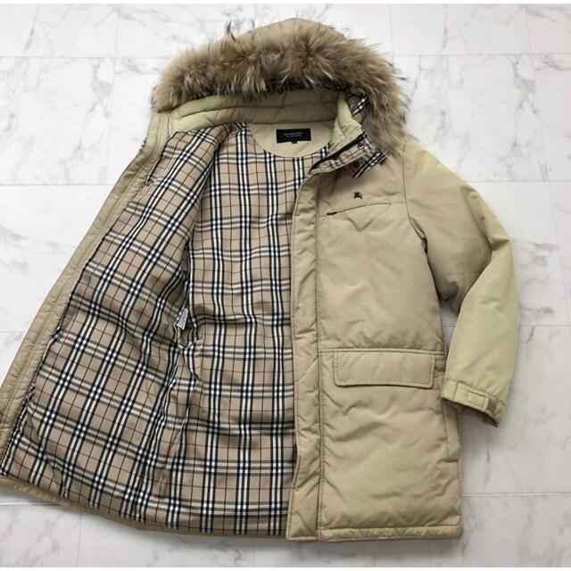 アウター BURBERRY 様専用 バーバーリーブルーレーベルモッズコート 36 ... バーバリー ブルーレーベル モッズコート ブルゾン ダウン 36