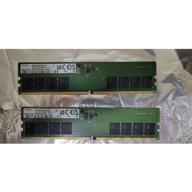 SEAL限定商品 ASUS Memory DDR5 Crucial 4800MT/s U-DIMM 32GB KIT PC