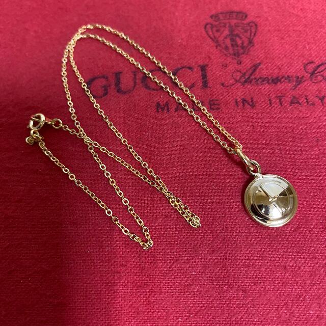 Gucci(グッチ)の未使用　GUCCI オールド　グッチ アイコン　GG ネックレス　ゴールド メンズのアクセサリー(ネックレス)の商品写真