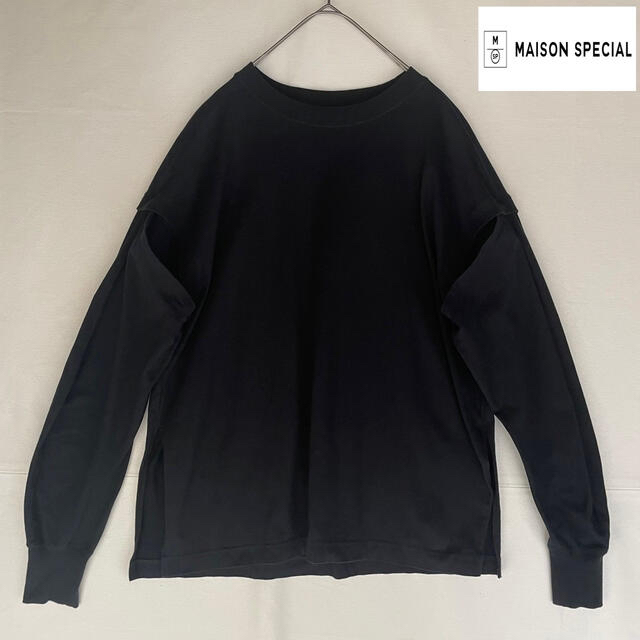 MAISON SPECIAL スリーブスリット 2way ロングTシャツ 希少の通販 by