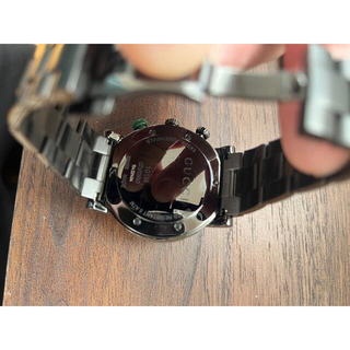 グッチ 腕時計 Gクロノ 101M/YA101331 黒