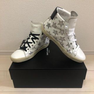 サンローラン(Saint Laurent)のサンローラン　スター　スタッズ  カスタム　ハイカット  スニーカー　美品　(スニーカー)