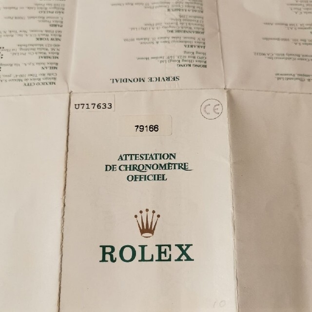 ROLEX(ロレックス)の売り切れ！！　記念の為、掲載のみ！ロレックスPt950 79166 レディースのファッション小物(腕時計)の商品写真