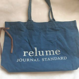 ジャーナルスタンダード(JOURNAL STANDARD)のJOURNAL STANDARD　relume　レリューム　トートバッグ　紺(トートバッグ)