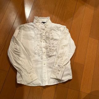 コムサイズム(COMME CA ISM)のコムサイズム　レース長袖シャツ　ブラウス　美品(ブラウス)