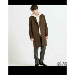 ユニクロ(UNIQLO)の元1.5万弱♥ユニクロ♥総柄♥カシミヤチェスターコート♥ ZARA  APC(テーラードジャケット)