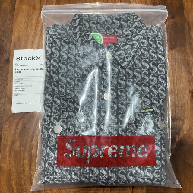 Supreme Monogram Denim Shirt Black 2
