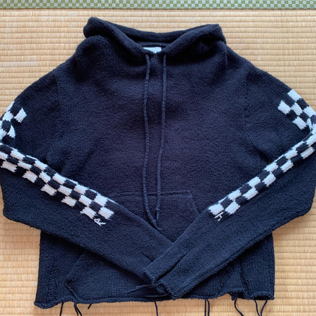 トップスRHUDE checkered knit