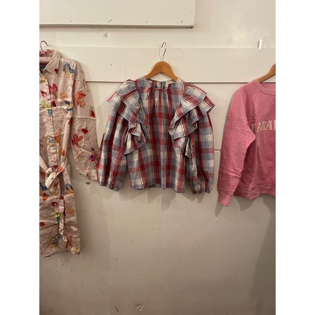 Ron Herman(ロンハーマン)のULLA JOHNSON check blouse. レディースのトップス(シャツ/ブラウス(長袖/七分))の商品写真