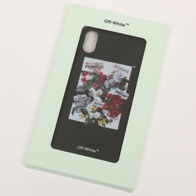 OFF-WHITE(オフホワイト)のオフホワイト 携帯ケース iPhoneケース モバイルケース レディース XS/S ブラック メンズ OFF WHITE OWPA006 pd06 スマホ/家電/カメラのスマホアクセサリー(iPhoneケース)の商品写真