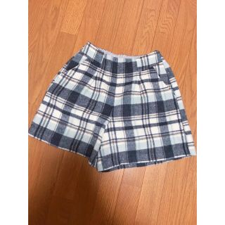 ザラ(ZARA)のチェック　パンツ　ショートパンツ　秋冬(カジュアルパンツ)