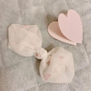 ジェラートピケ(gelato pique)のジェラートピケ　ハートのみ　ちょろ様専用(バレッタ/ヘアクリップ)