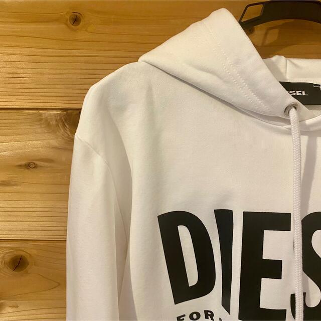 新品未使用【DIESEL】スウェット プルオーバー パーカー ロゴ メンズ L