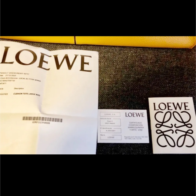 LOEWE - ロエベ クッショントート ラージ ライトキャメルの通販 by