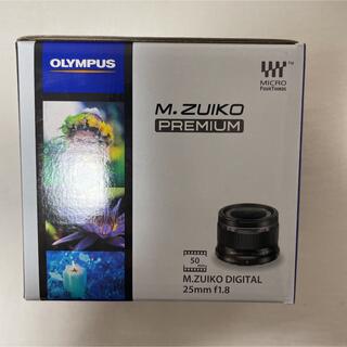 オリンパス(OLYMPUS)の【新品未使用】OLYMPUS M25F1.8 ブラック(レンズ(単焦点))