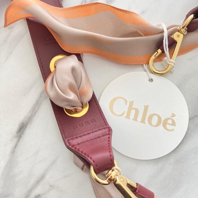 残り1【新品】Chloe クロエ スカーフ レザー ショルダーストラップ ワイン 最低販売価格 www.shps.sa.edu.au