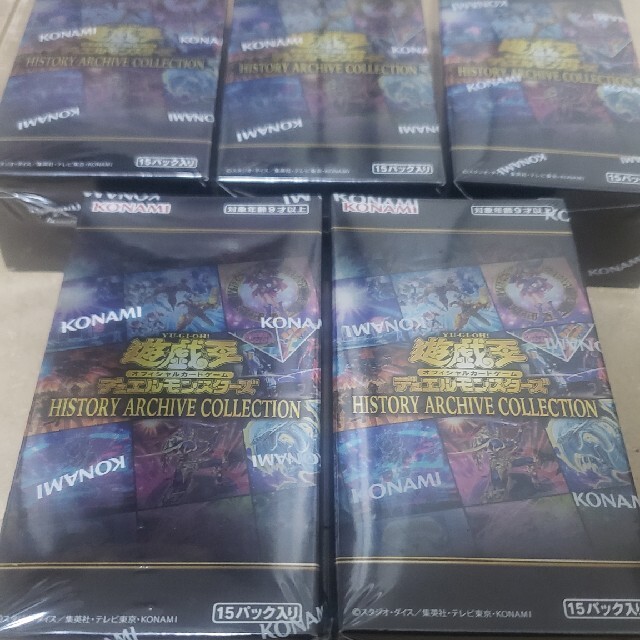 遊戯王 HISTORY ARCHIVE COLLECTION ５box