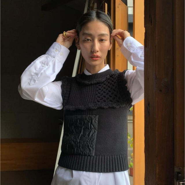 Drawer - 【限定SALE】cecilie bahnsen パッチワークベストの通販 by P