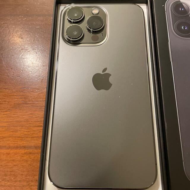 iPhone - 【超美品】 iPhone 13 pro 128GB グラファイト 箱備品付き