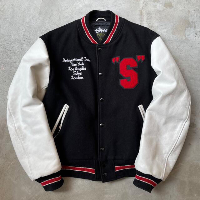 STUSSY - 【世界1000着限定】old stussy varsity jacket の通販 by T