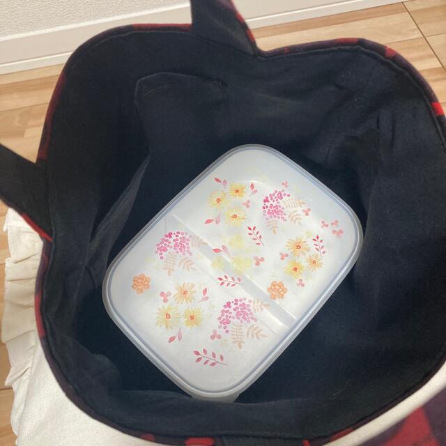 marimekko(マリメッコ)のマリメッコ marimekko ハンドメイド　トートバッグ　お弁当 ハンドメイドのファッション小物(バッグ)の商品写真