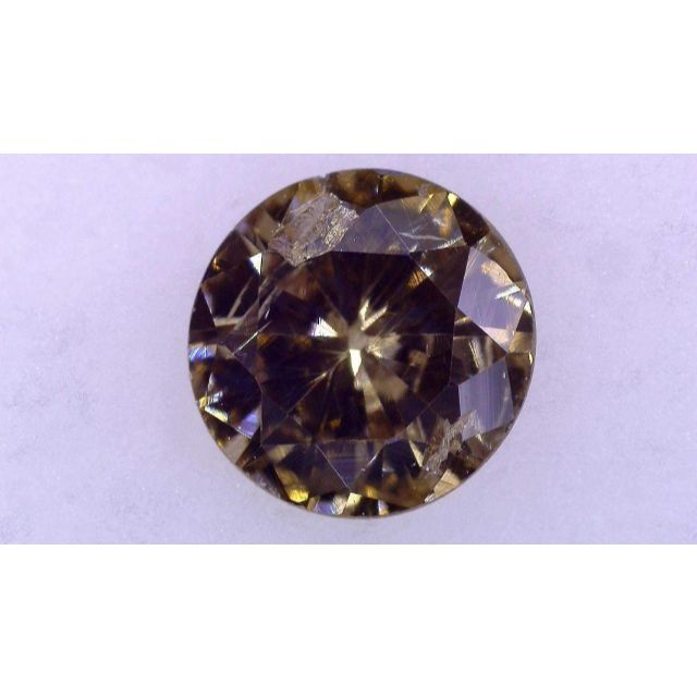 FANCY LIGHT BROWN I-1 0.612ct 天然ダイヤルース