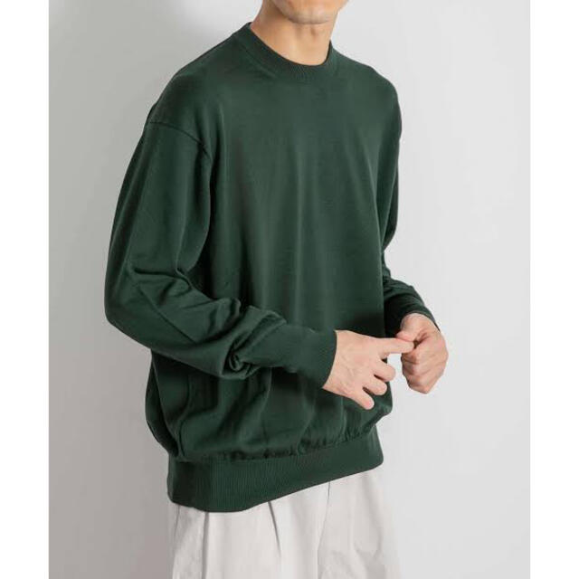 A.PRESSE 21aw Knit dark green アプレッセ　ニット