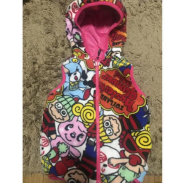 HYSTERIC MINI(ヒステリックミニ)のヒスミニ　リバーシブルベスト キッズ/ベビー/マタニティのキッズ服女の子用(90cm~)(ジャケット/上着)の商品写真