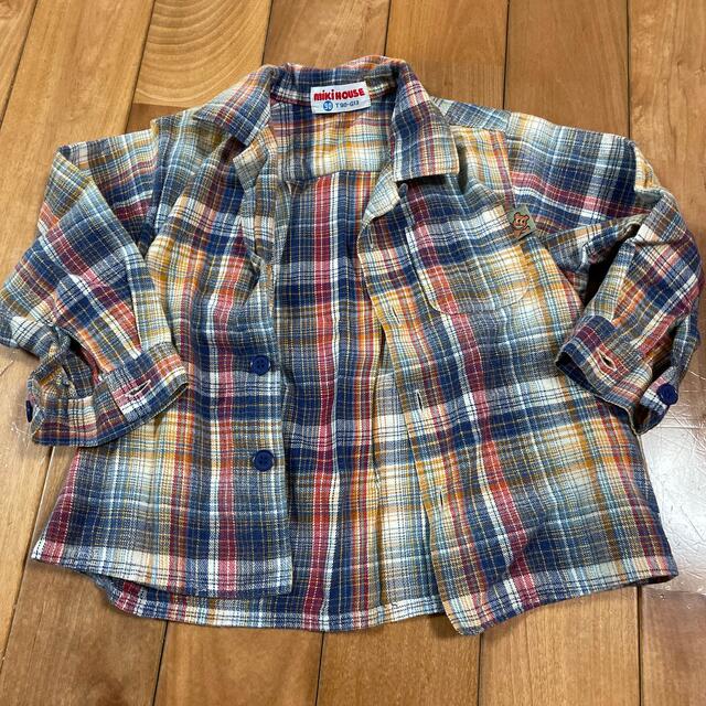 mikihouse(ミキハウス)のミキハウス　シャツ　90 キッズ/ベビー/マタニティのキッズ服男の子用(90cm~)(ブラウス)の商品写真