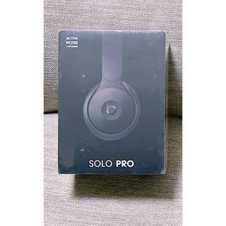 ビーツバイドクタードレ(Beats by Dr Dre)の新品未開封 Beats Solo Pro Wireless ブラック ヘッドホン(ヘッドフォン/イヤフォン)