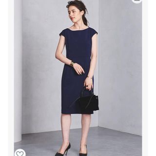 ユナイテッドアローズ(UNITED ARROWS)のユナイテッドアローズ♡ネイビーワンピース(ひざ丈ワンピース)