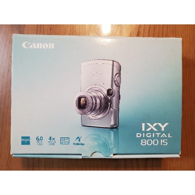 Canon(キヤノン)の【外箱あり！】Canon デジタルカメラ IXY DIGITAL 800 IS スマホ/家電/カメラのカメラ(コンパクトデジタルカメラ)の商品写真