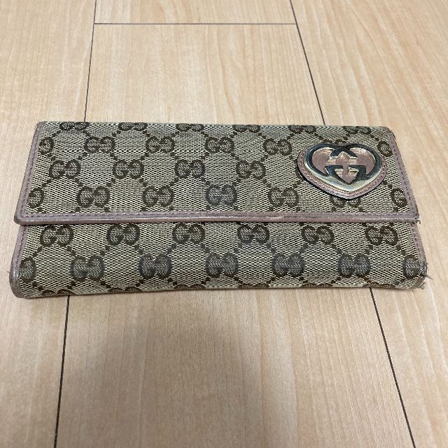 Gucci(グッチ)のGUCCI 長財布 ピンク GG柄 グッチ レディースのファッション小物(財布)の商品写真