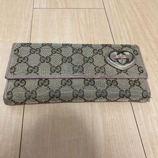 グッチ(Gucci)のGUCCI 長財布 ピンク GG柄 グッチ(財布)