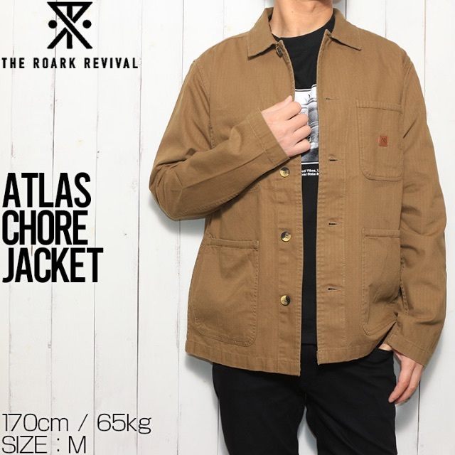 ロアークリバイバル ATLAS CHORE JACKET RJ233