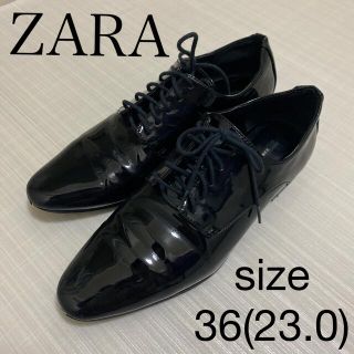 ザラ(ZARA)のZARA シューズ レースアップ ブラック(ハイヒール/パンプス)