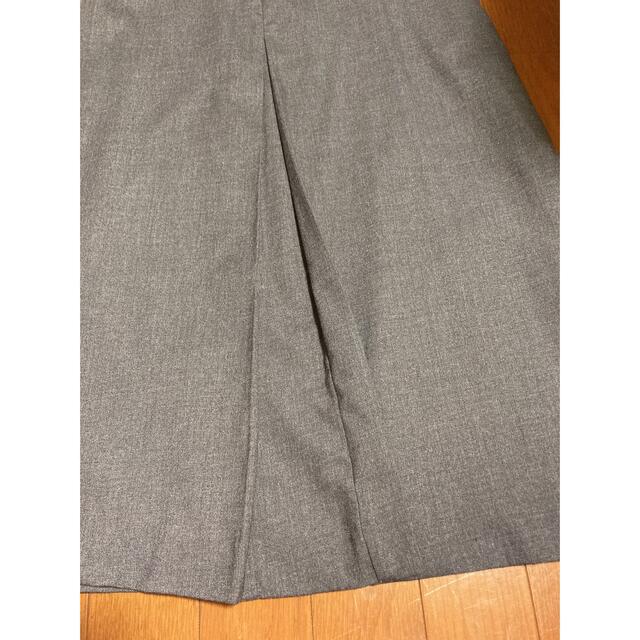 G.H.BASS(ジーエイチバス)のアメリカ　GH BASS ジーエイチバス　ミモレ丈　グレー　スカート　Ｌサイズ レディースのスカート(ひざ丈スカート)の商品写真