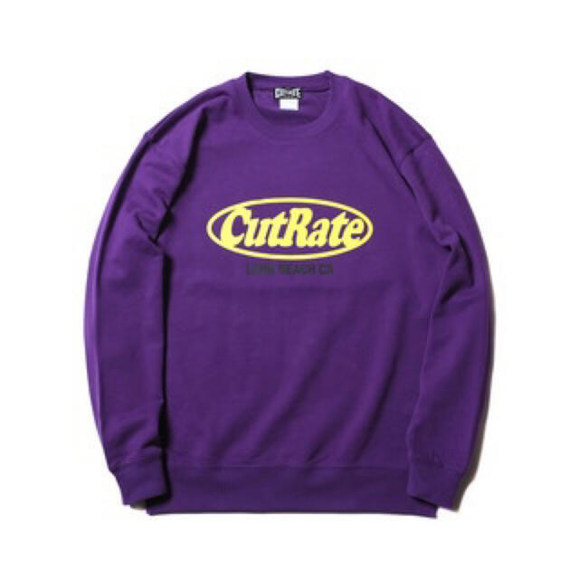 CUTRATE LOGO SWEAT SHIRT トレーナーパープル