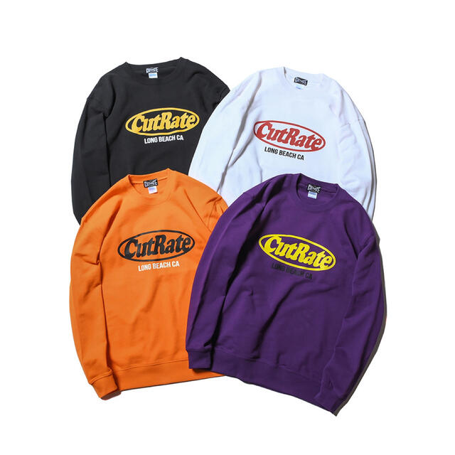 CUTRATE LOGO SWEAT SHIRT トレーナーパープル 4