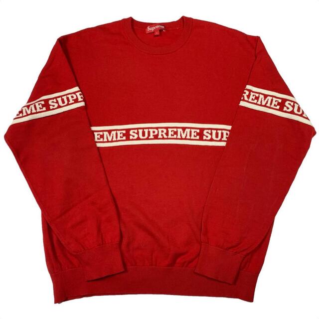 《Supreme》ロゴニットトップス