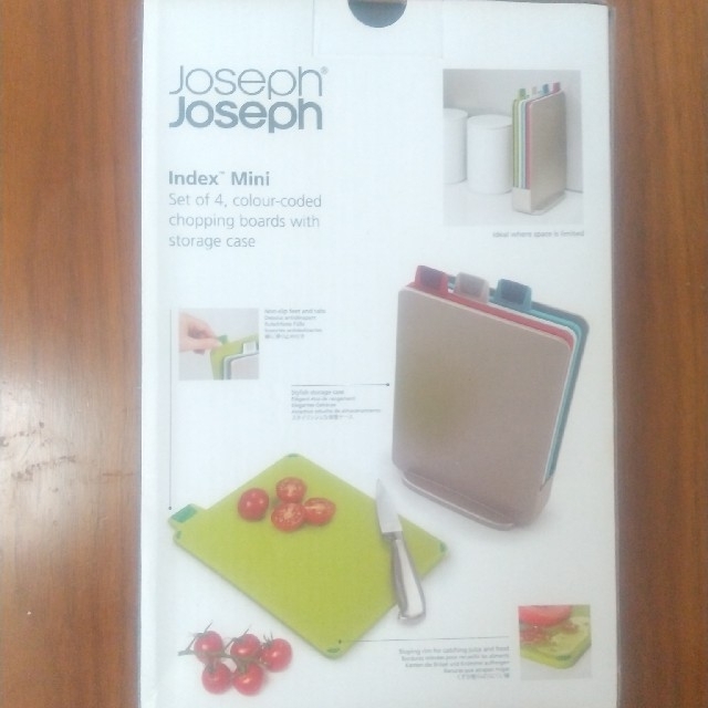 Joseph Joseph(ジョセフジョセフ)のジョセフジョセフ まな板インデックスミニ インテリア/住まい/日用品のキッチン/食器(調理道具/製菓道具)の商品写真