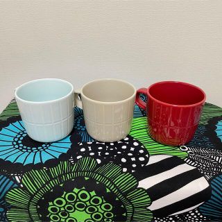 マリメッコ(marimekko)のmarimekko マリメッコ　Tiiliskivi マグカップセット(グラス/カップ)