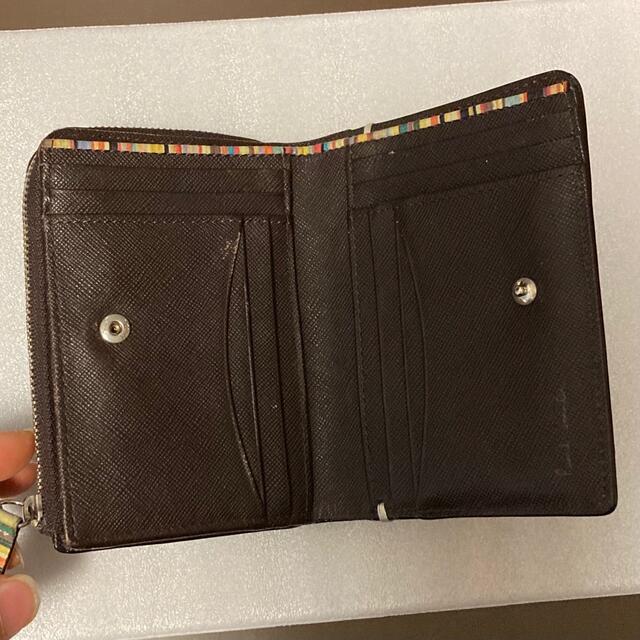 Paul Smith(ポールスミス)のポールスミス ジップストローグレイン 2つ折り財布 ブラウン メンズのファッション小物(折り財布)の商品写真